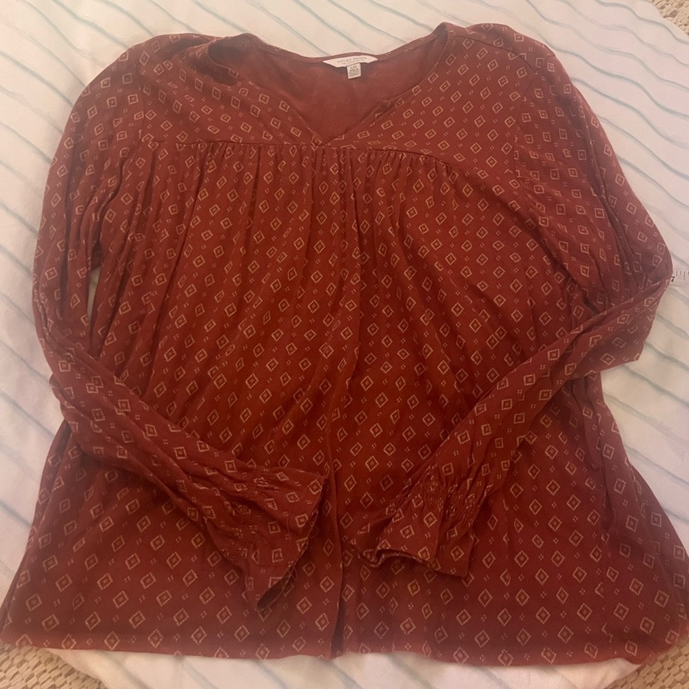 LUCKY BRAND LONG SLEEVE TOP